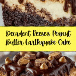Reese’s Peanut Butter Earthquake Cake Recipe
