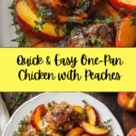 Chicken with Peaches - 30-Minute One-Pan Meal Recipe