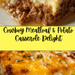 Cowboy Meatloaf and Potato Casserole Recipe