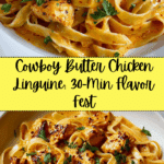 the best Cowboy Butter Chicken Linguine Recipe