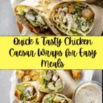 Chicken Caesar Wraps Recipe