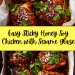 EASIEST sticky honey soy chicken Recipe