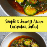 Easy Asian Cucumber Salad Recipe