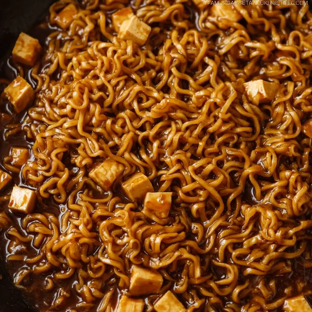 Easy Saucy Ramen Noodles Recipe - Recipe Image
