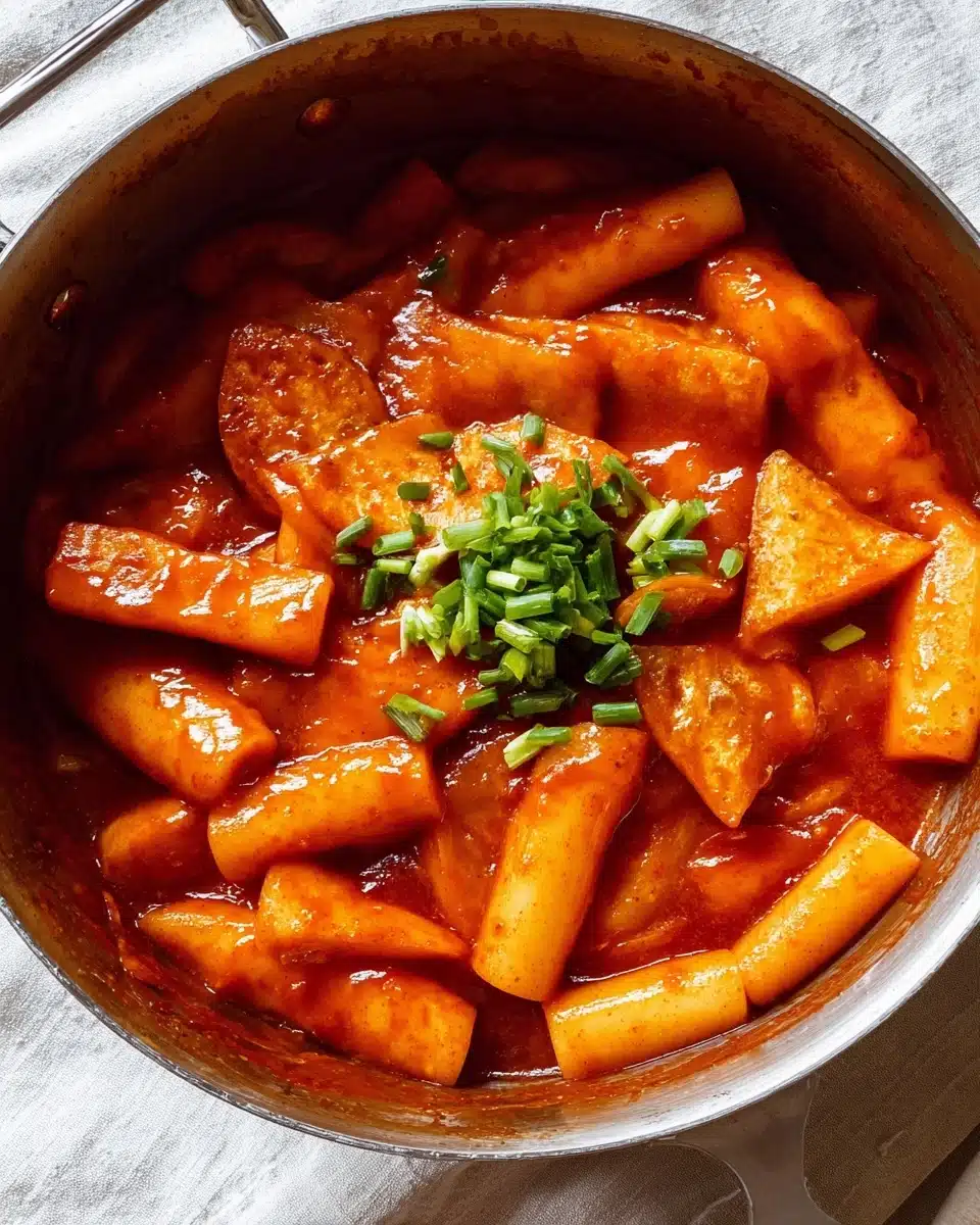 Easy Tteokbokki (Spicy Korean Rice Cakes) Recipe