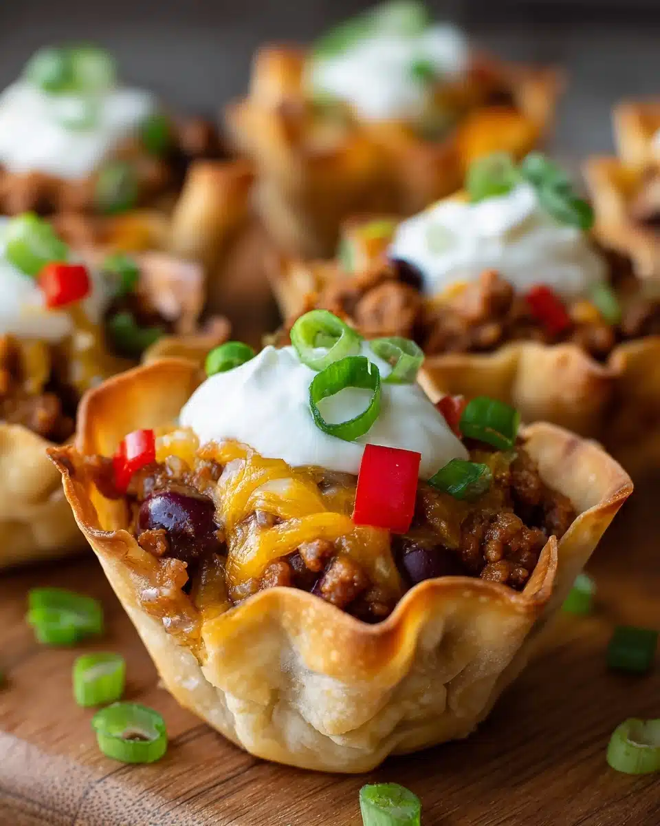easy taco cups Recipe