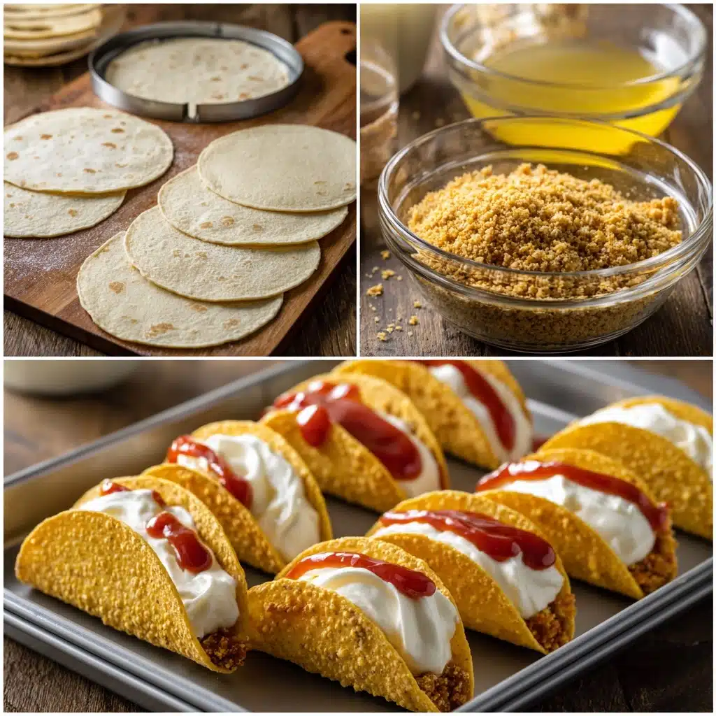 Strawberry Crunch Cheesecake Tacos Recipe - Recipe Image
