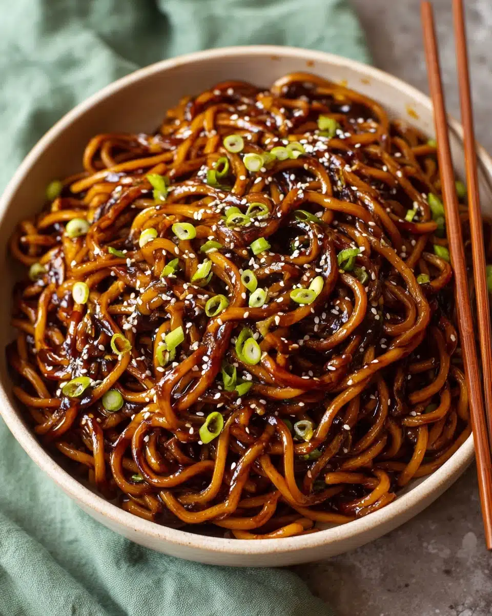 Easy Saucy Ramen Noodles Recipe