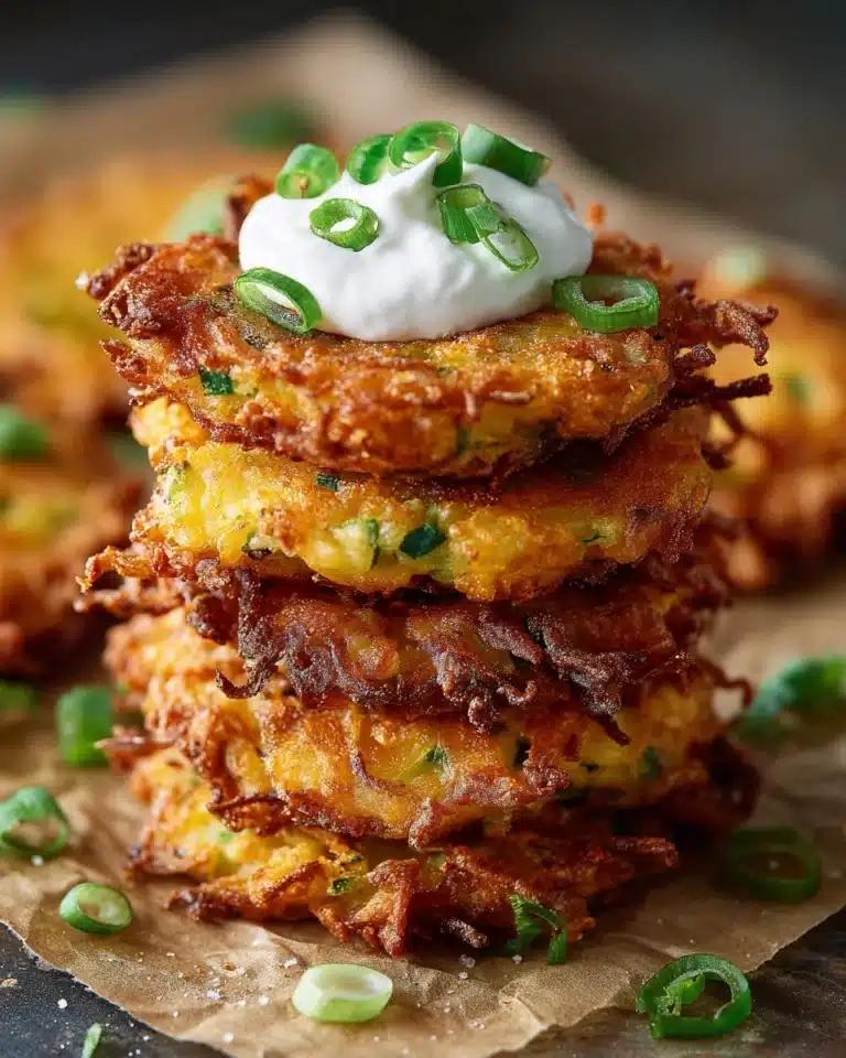 CHEESY POTATO PANCAKES Recipe