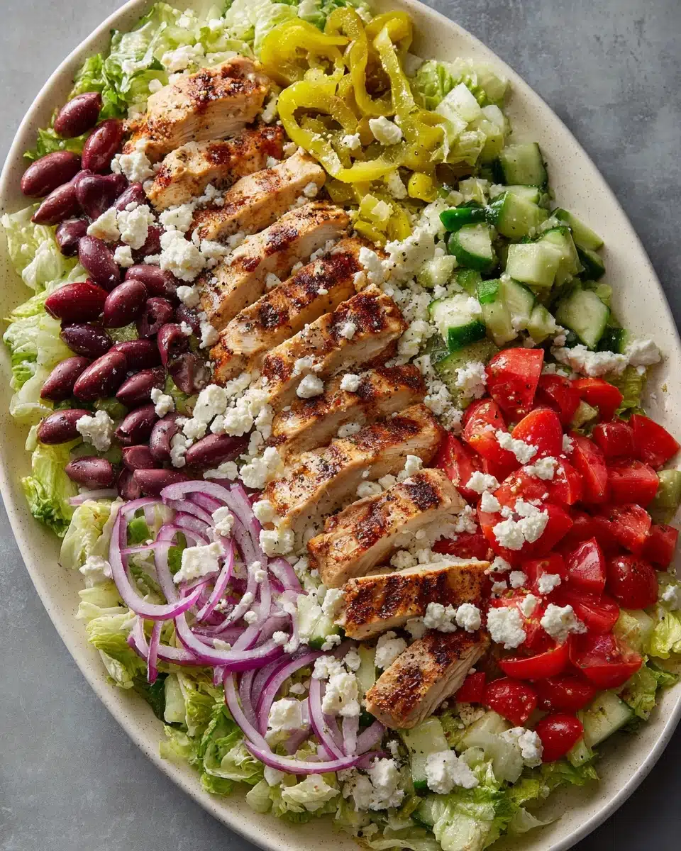 Greek Grilled Chicken Salad Recipe
