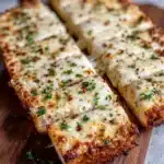 BEST CHEESY GARLIC BREAD RECIPE