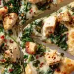 Roasted Garlic White Chicken Pizza Recipe