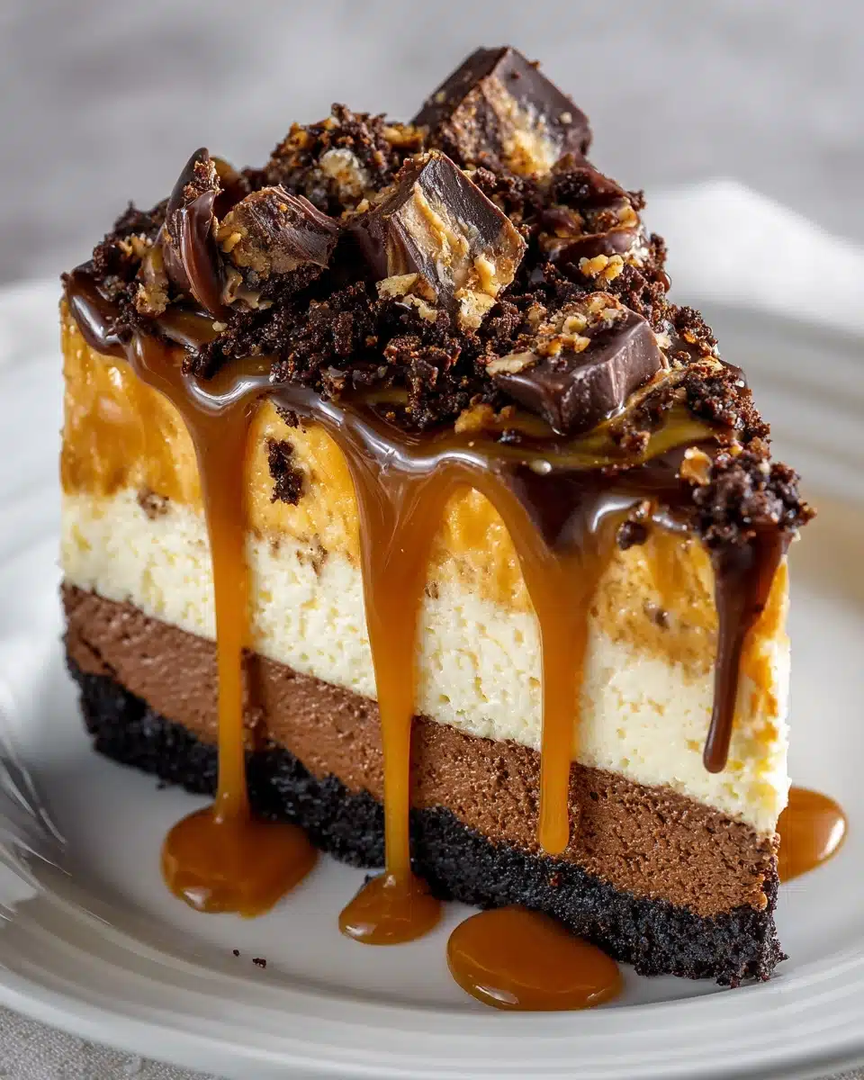 Caramel Brownie Cheesecake Recipe
