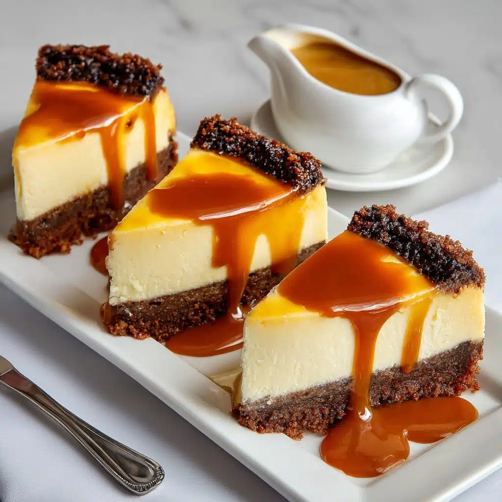 Caramel Brownie Cheesecake Recipe - Recipe Image