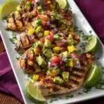 Fiesta Lime Chicken with Avocado Salsa Recipe