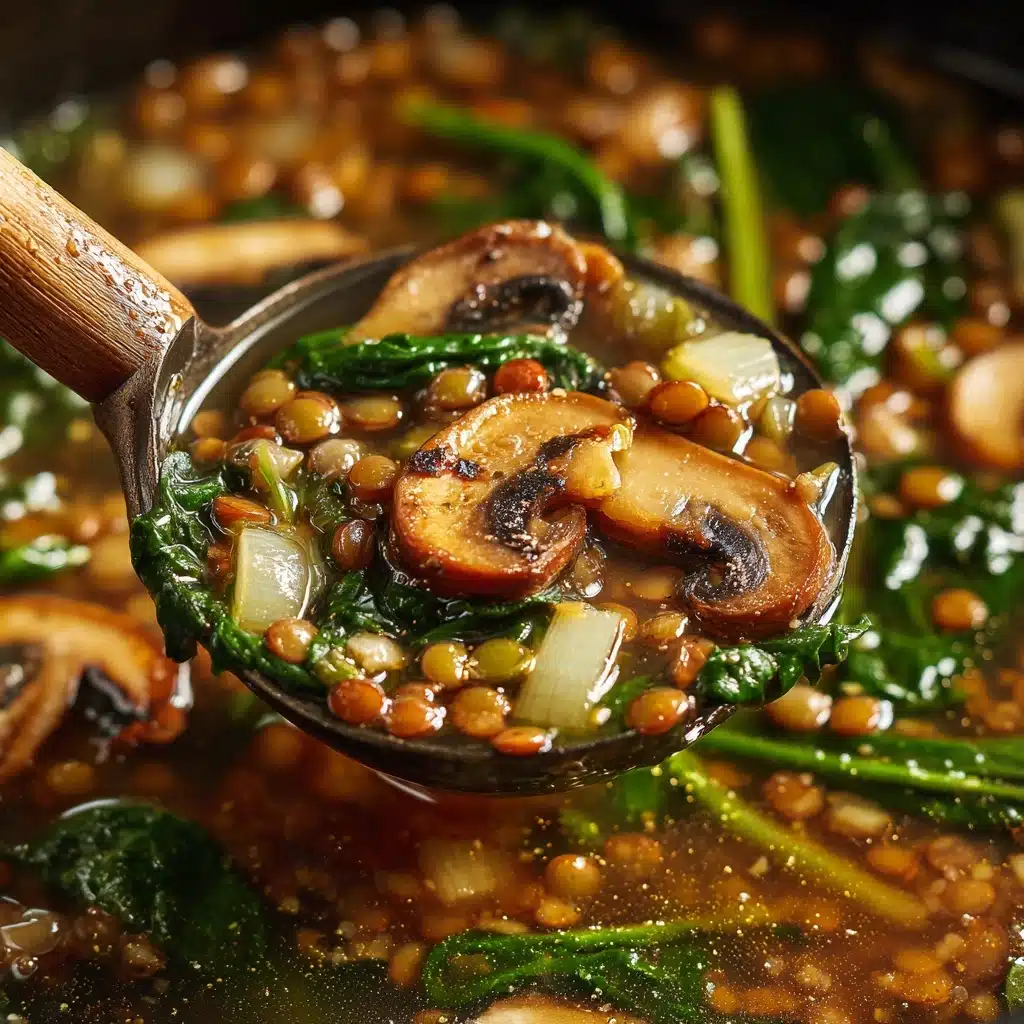 French Lentil and Mushroom Soup Recipe 4 French Lentil and Mushroom Soup Recipe - Recipe Image