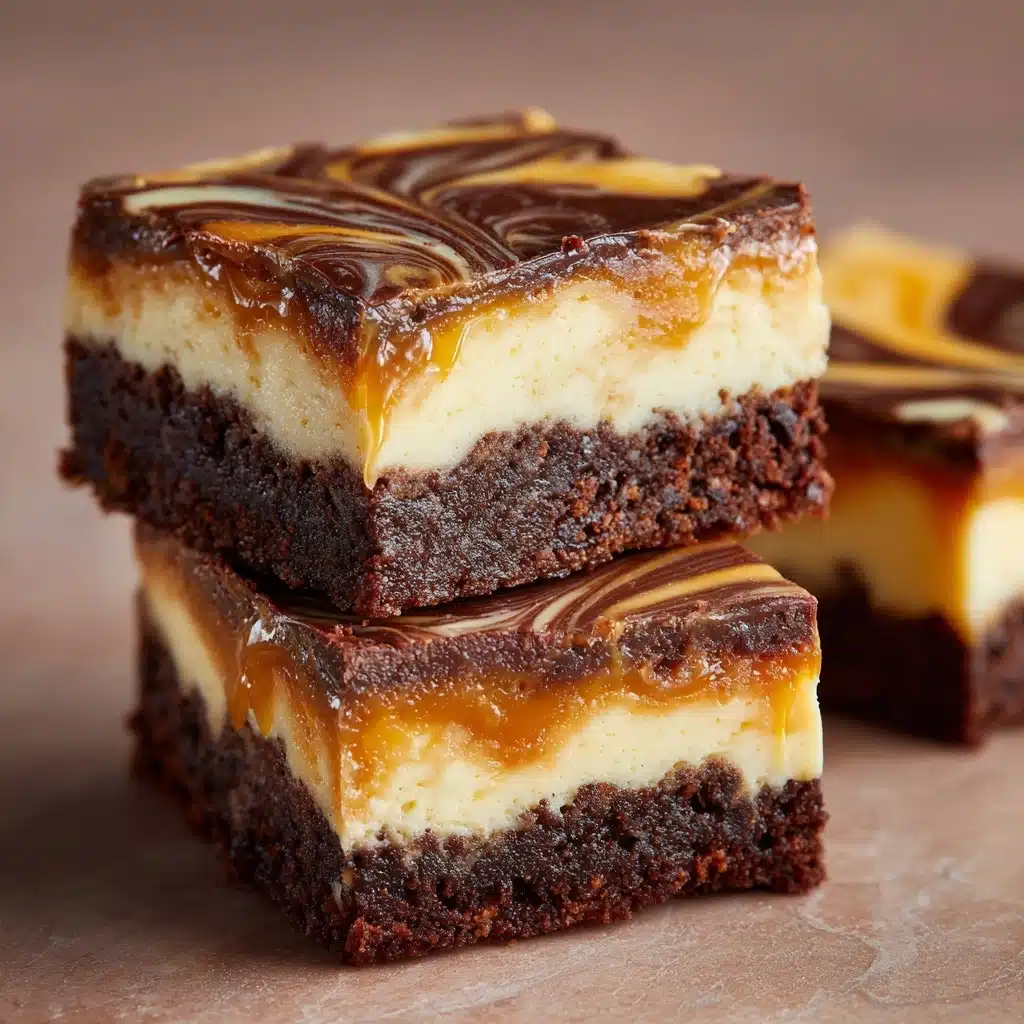 Milky Way Caramel Cheesecake Brownies Recipe 4 Milky Way Caramel Cheesecake Brownies Recipe - Recipe Image