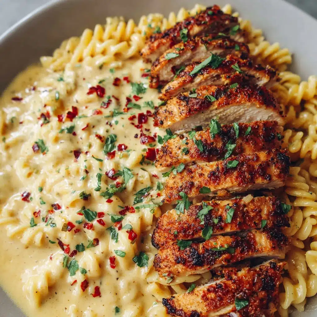 Garlic Chicken Twisted Pasta in Spicy Velveeta Cheese Recipe 5 Garlic Chicken Twisted Pasta in Spicy Velveeta Cheese Recipe - Recipe Image