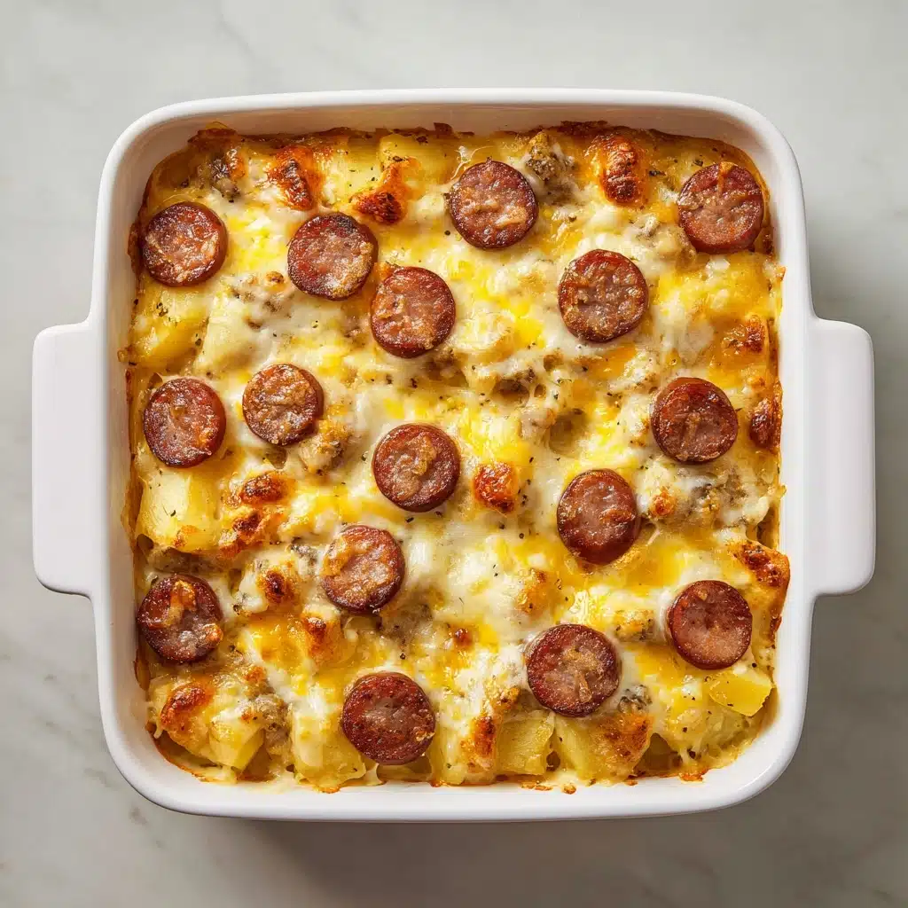 Cheesy Potatoes with Smoked Sausage Recipe 5 Cheesy Potatoes with Smoked Sausage Recipe - Recipe Image