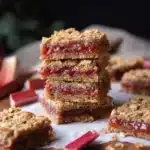 Amish Oatmeal Rhubarb Bars Recipe