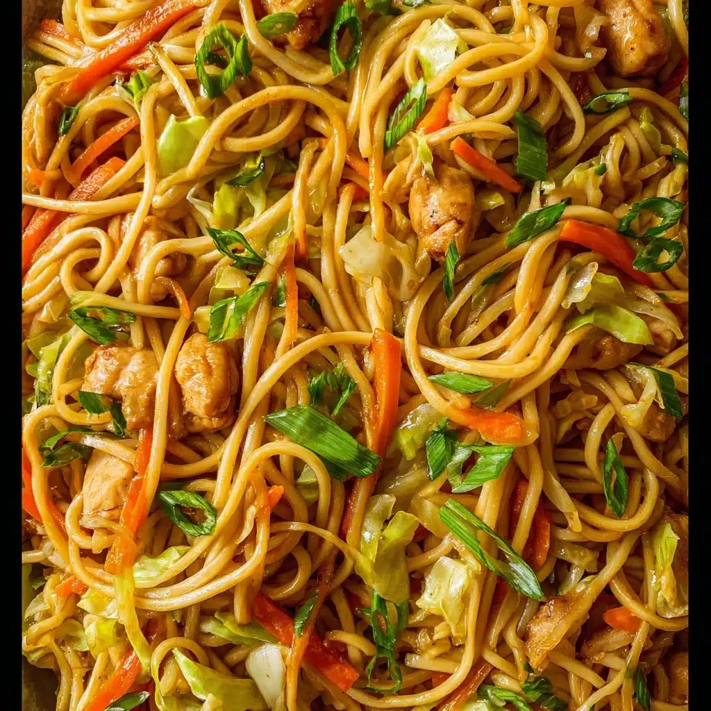 Chicken Chow Mein with the Best Chow Mein Sauce Recipe - Recipe Image
