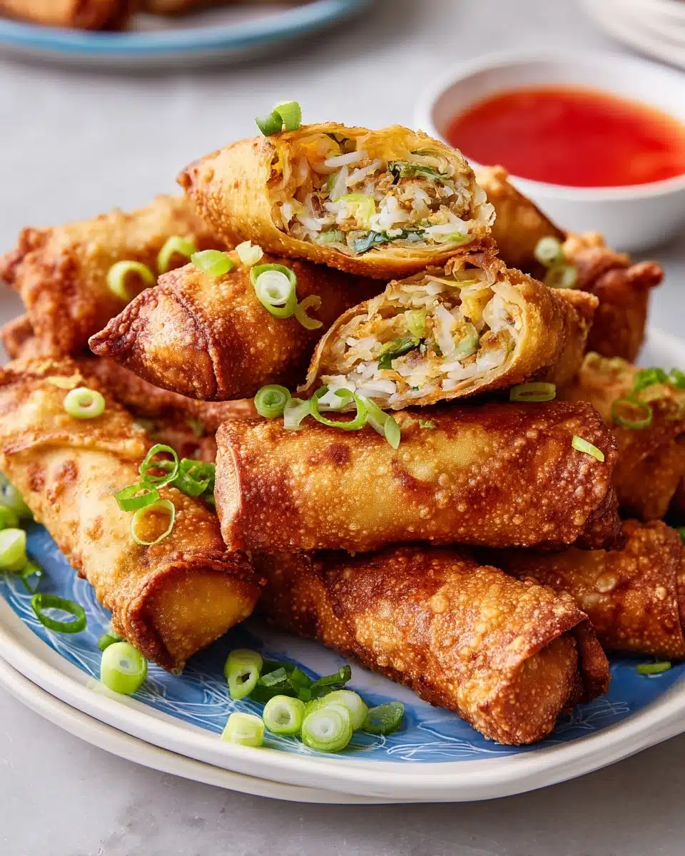 Chicken Coleslaw Egg Rolls Recipe