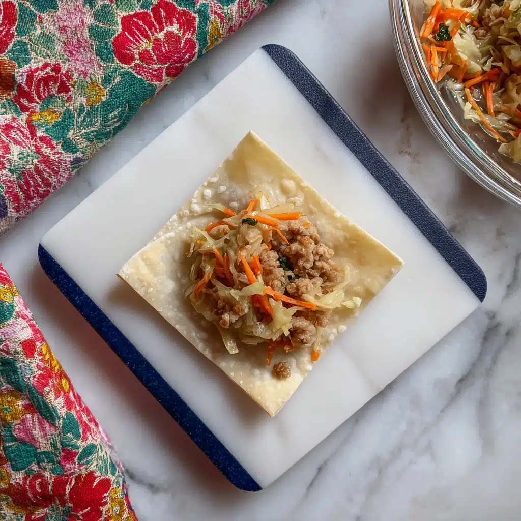 Chicken Coleslaw Egg Rolls Recipe - Recipe Image