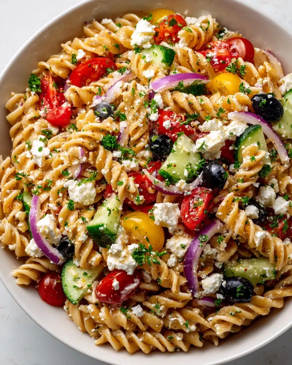 Greek Pasta Salad Recipe