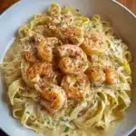 CREAMY SHRIMP FETTUCCINE PASTA WITH HOMEMADE ALFREDO SAUCE Recipe 6 CREAMY SHRIMP FETTUCCINE PASTA WITH HOMEMADE ALFREDO SAUCE Recipe
