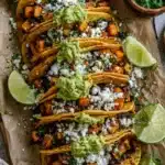 Crispy Sweet Potato Taquitos with Chipotle Crema Recipe 6 Crispy Sweet Potato Taquitos with Chipotle Crema Recipe