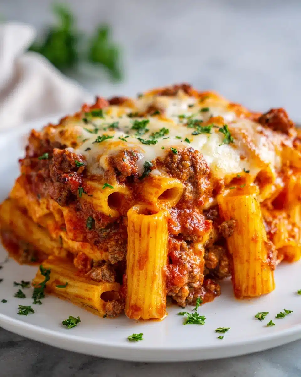 Crockpot Baked Ziti Recipe
