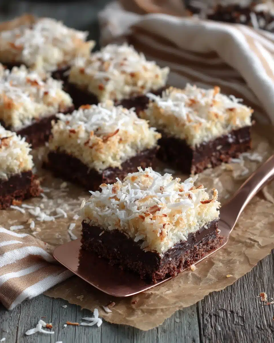 German Chocolate Brownies Recipe