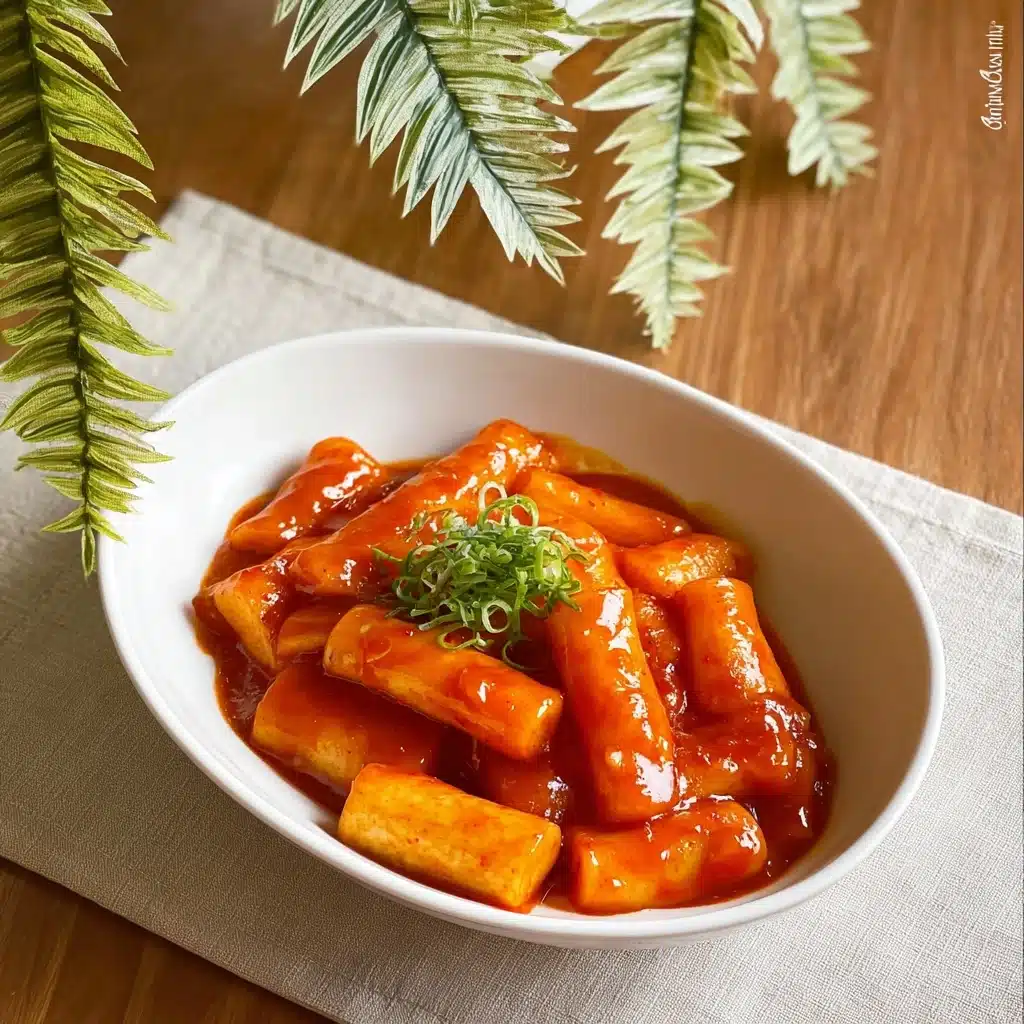 Easy Tteokbokki (Spicy Korean Rice Cakes) Recipe - Recipe Image
