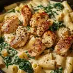 Healthy Garlic Parmesan Chicken Pasta Recipe