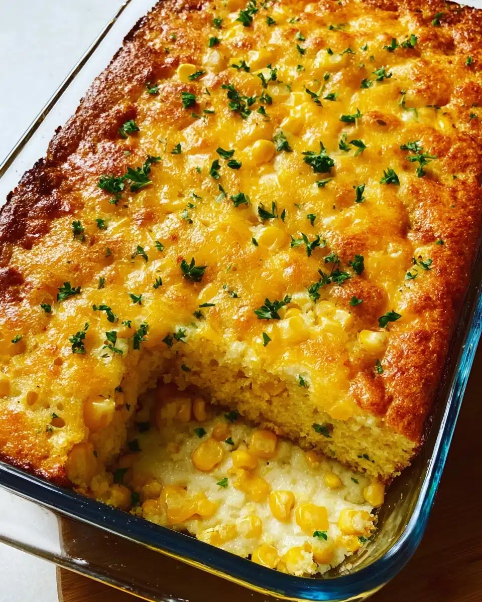 Pour the mixture into the prepared baking dish, spreading it evenly Recipe