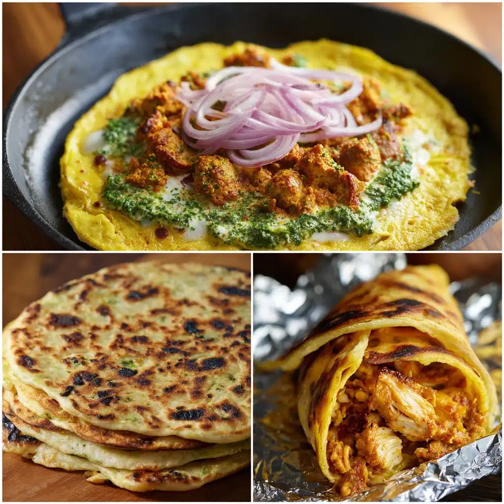 Chicken Kathi Roll Recipe - Recipe Image