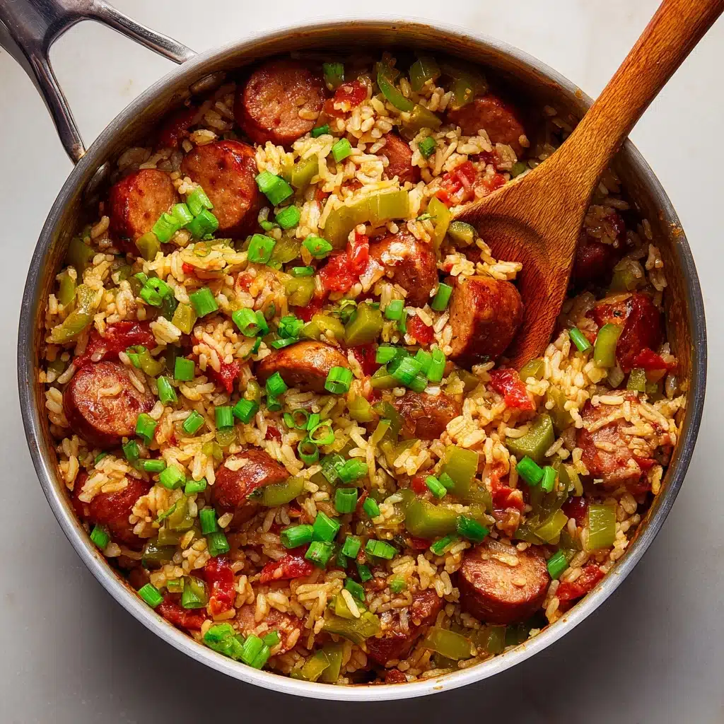Cajun Sausage and Rice Skillet Recipe - Recipe Image