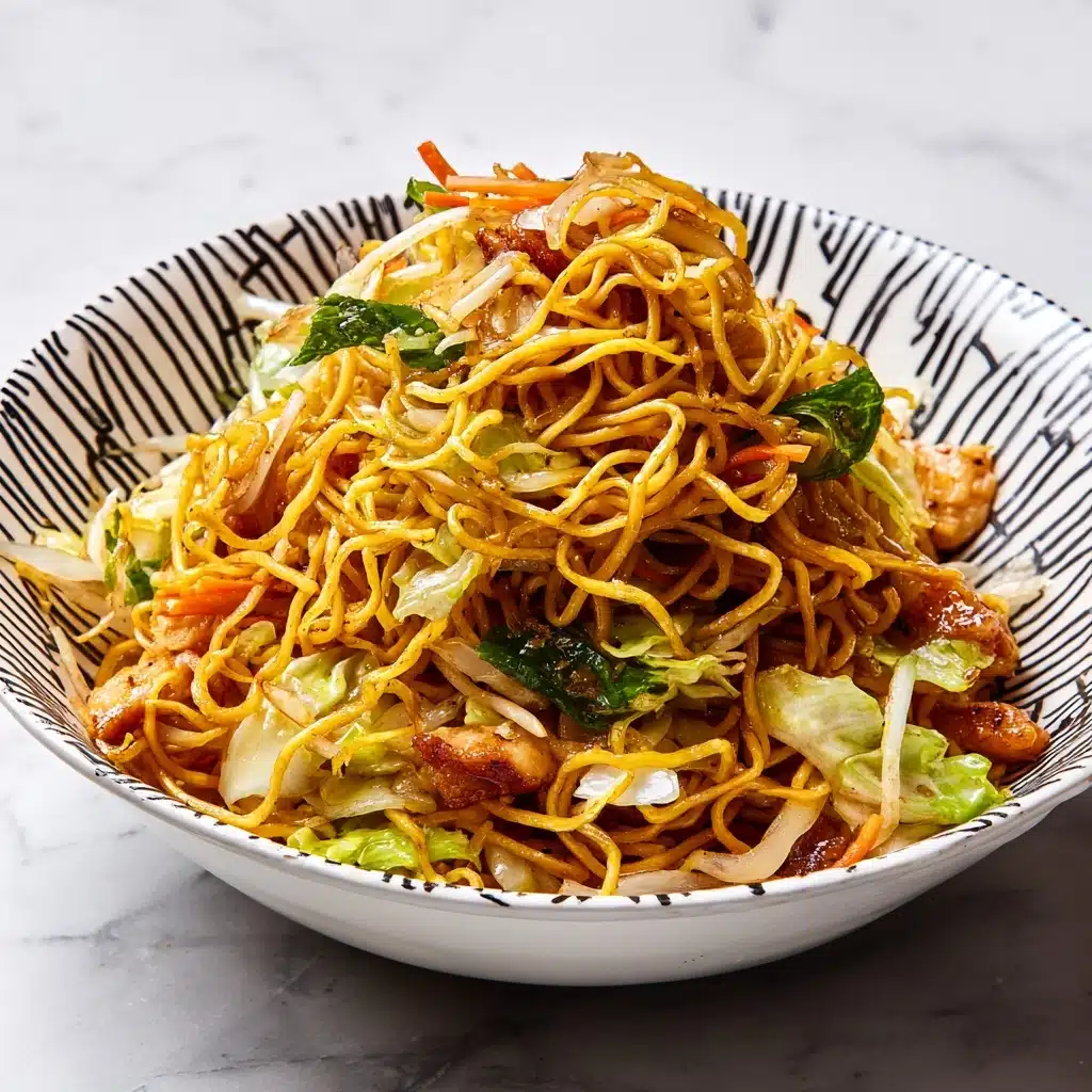 Chicken Yakisoba Noodles Recipe - Recipe Image
