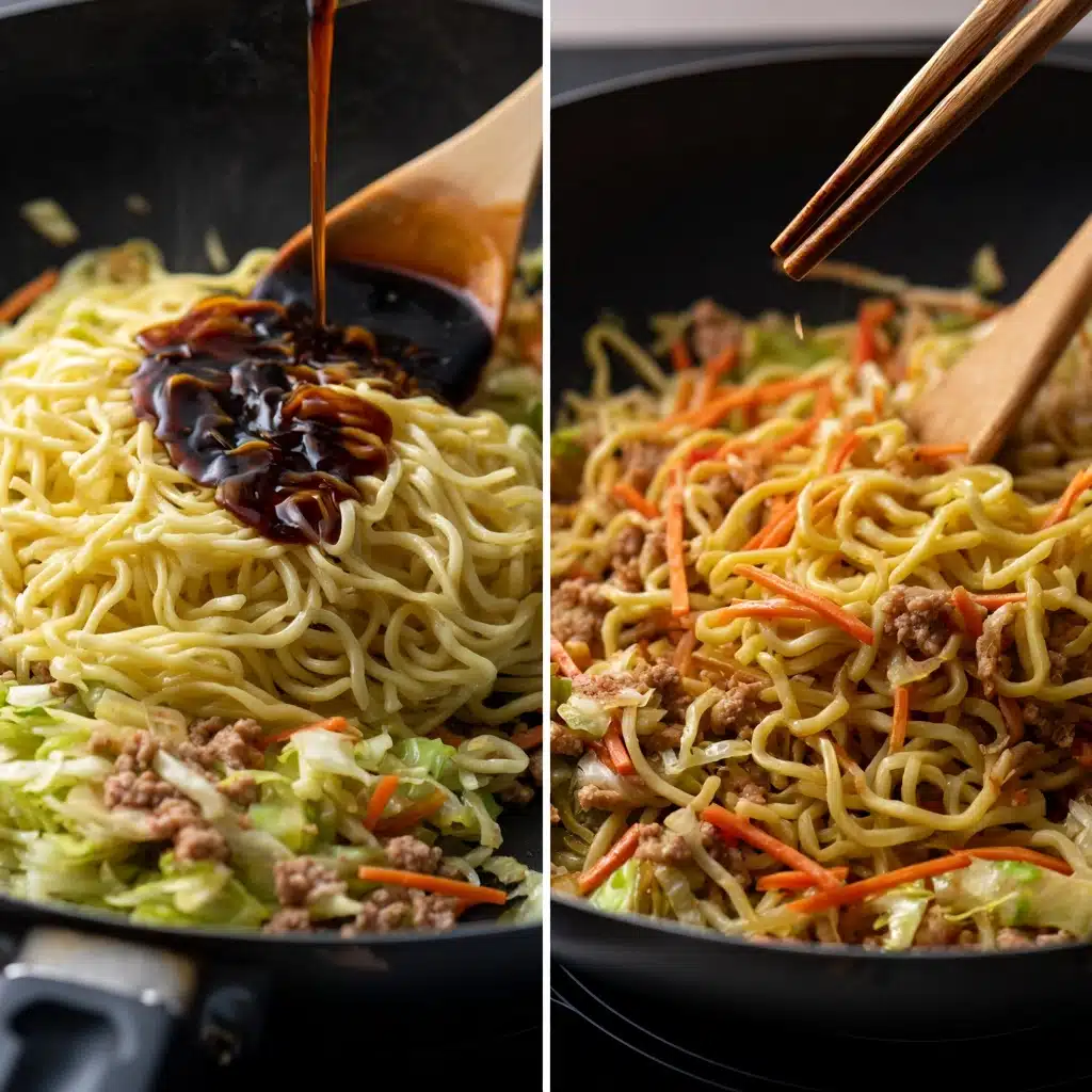 Chicken Yakisoba Noodles Recipe - Recipe Image