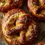 Mozzarella Stuffed Soft Pretzels Recipe