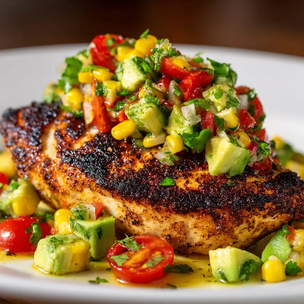 Fiesta Lime Chicken with Avocado Salsa Recipe - Recipe Image