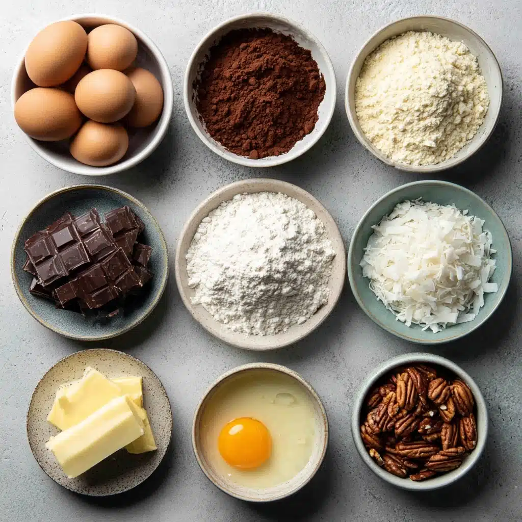 German Chocolate Brownies Recipe - Recipe Image