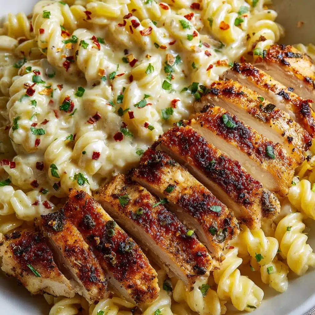 Garlic Chicken Twisted Pasta in Spicy Velveeta Cheese Recipe 4 Garlic Chicken Twisted Pasta in Spicy Velveeta Cheese Recipe - Recipe Image