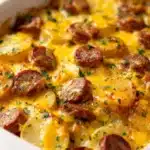 Cheesy Potatoes with Smoked Sausage Recipe 6 Cheesy Potatoes with Smoked Sausage Recipe