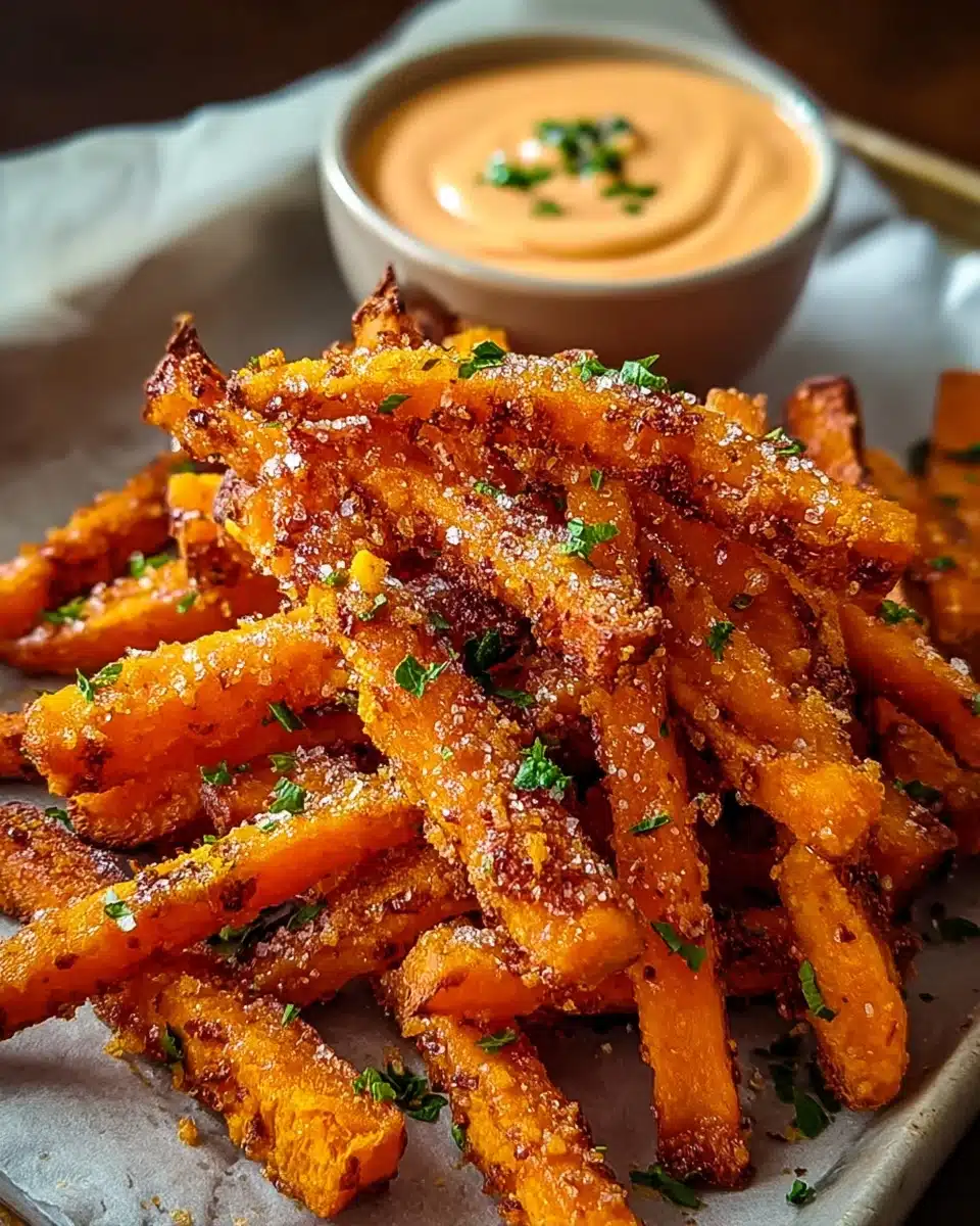 Crispy Oven Baked Sweet Potato Fries Recipe