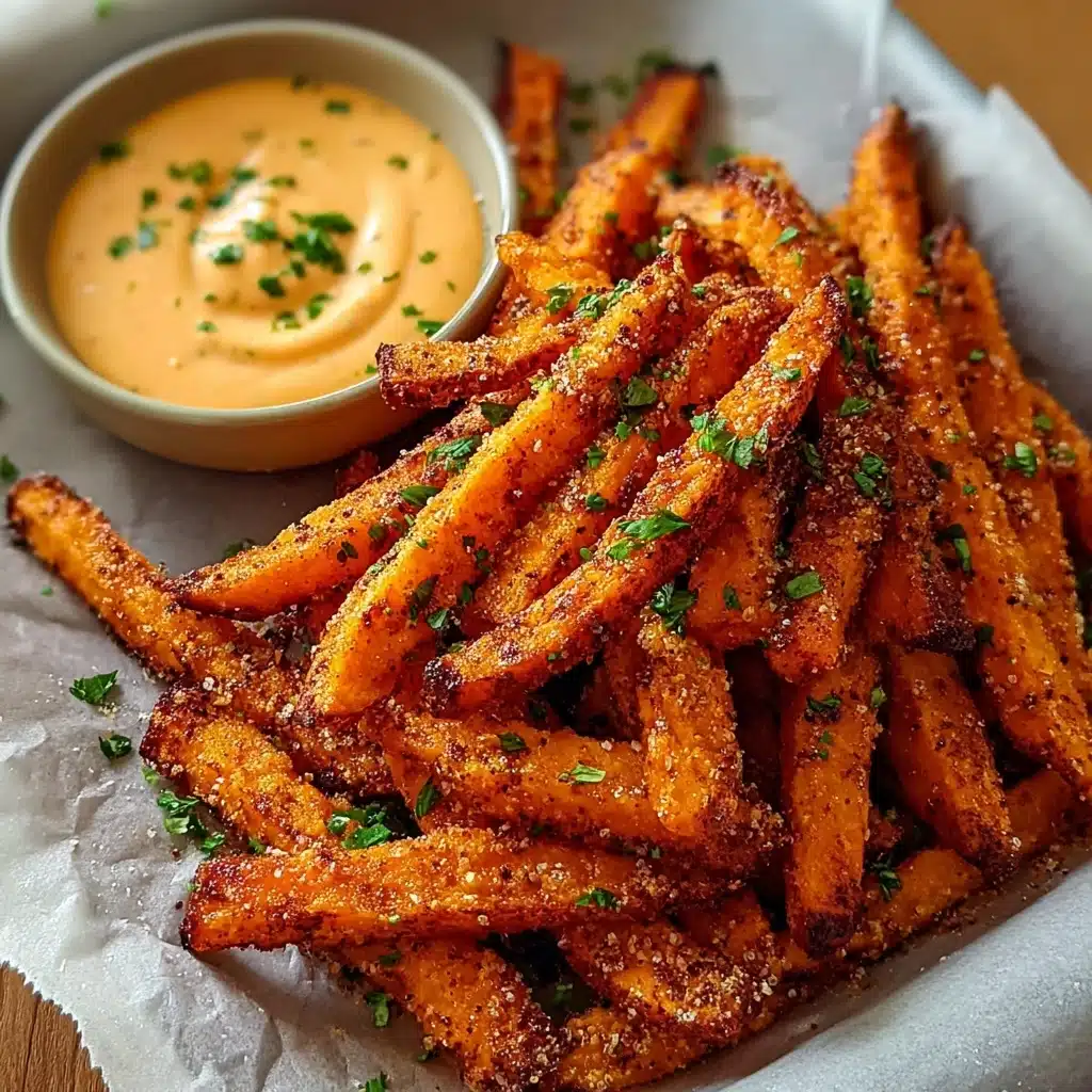 Crispy Oven Baked Sweet Potato Fries Recipe - Recipe Image