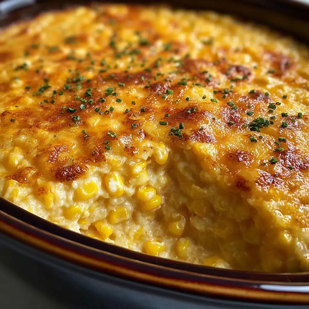 Slow Cooker Cream Cheese Corn Casserole Recipe - Recipe Image