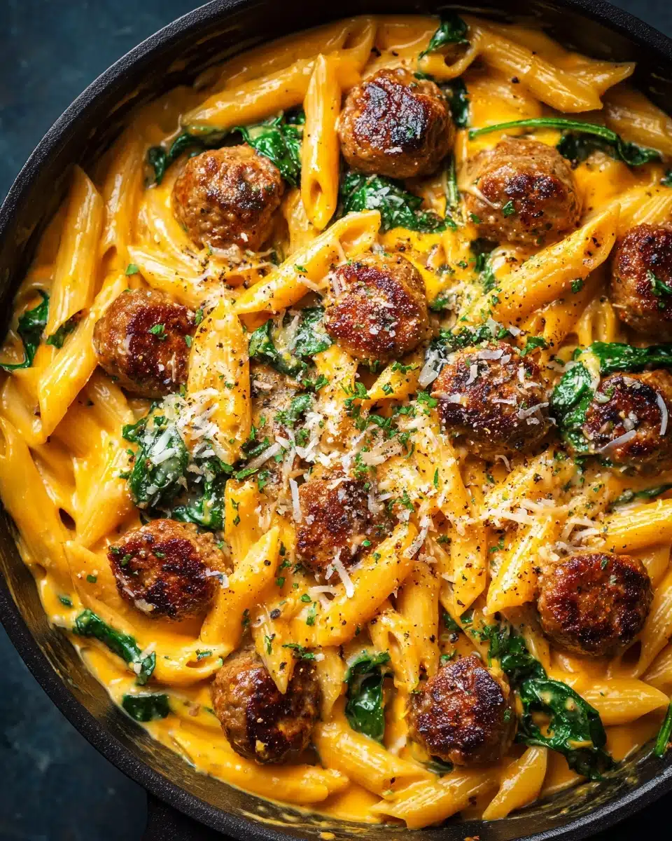 One Pot Creamy Cajun Sausage Pasta (30-Minutes) Recipe