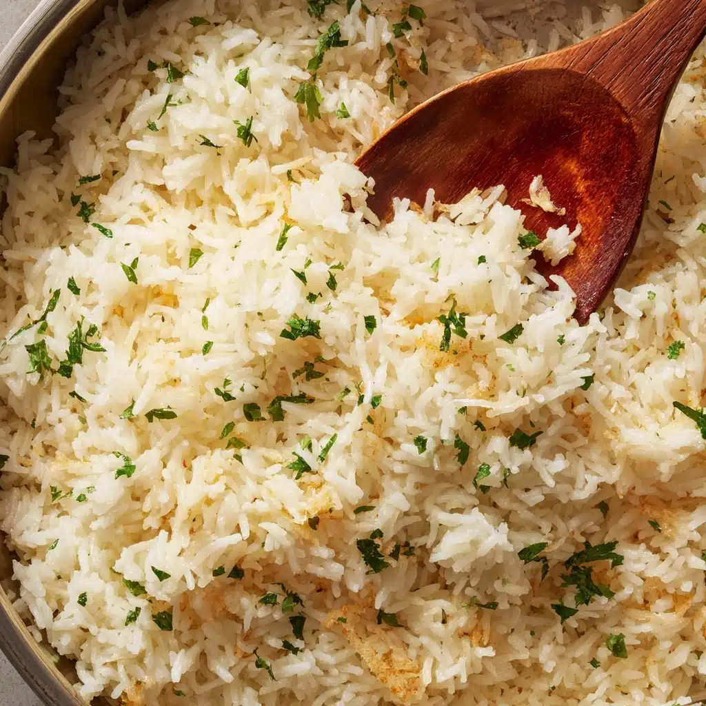 Garlic Butter Parmesan Rice Recipe - Recipe Image