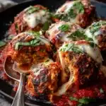 Cheese Stuffed Meatballs Recipe